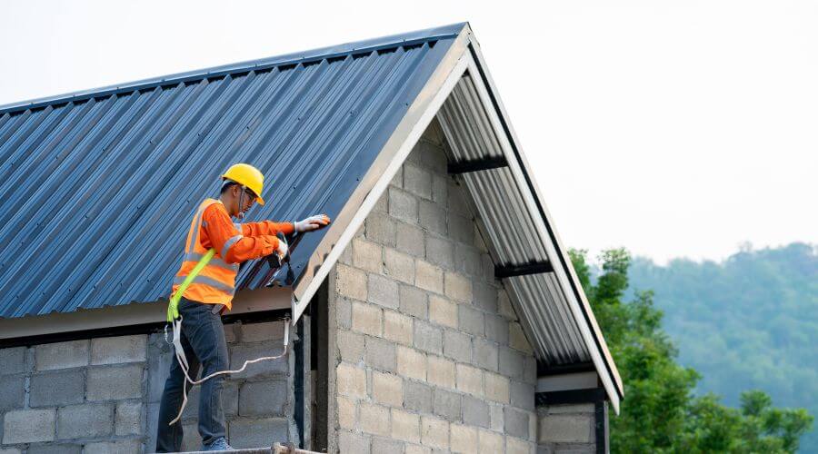 Professional metal roof installation in Powell, WY